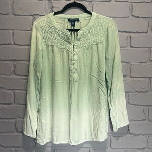 NWOT Bandolino Women's Light Green Blouse size L